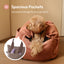 Puff Guard Dog Car Seat - Pink