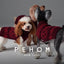Pretzel Pet Sweater - Burgundy Red