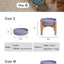 [Macaroni] Slow Feeder Dog Bowls - Yellow / Frozen Blue / Purple