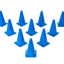 Pack of 10 Durable Numbered Cones for Dog Agility Training