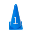 Pack of 10 Durable Numbered Cones for Dog Agility Training