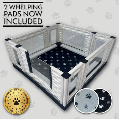 EZclassic Windowed Whelping Box Set w/Rail Assembly