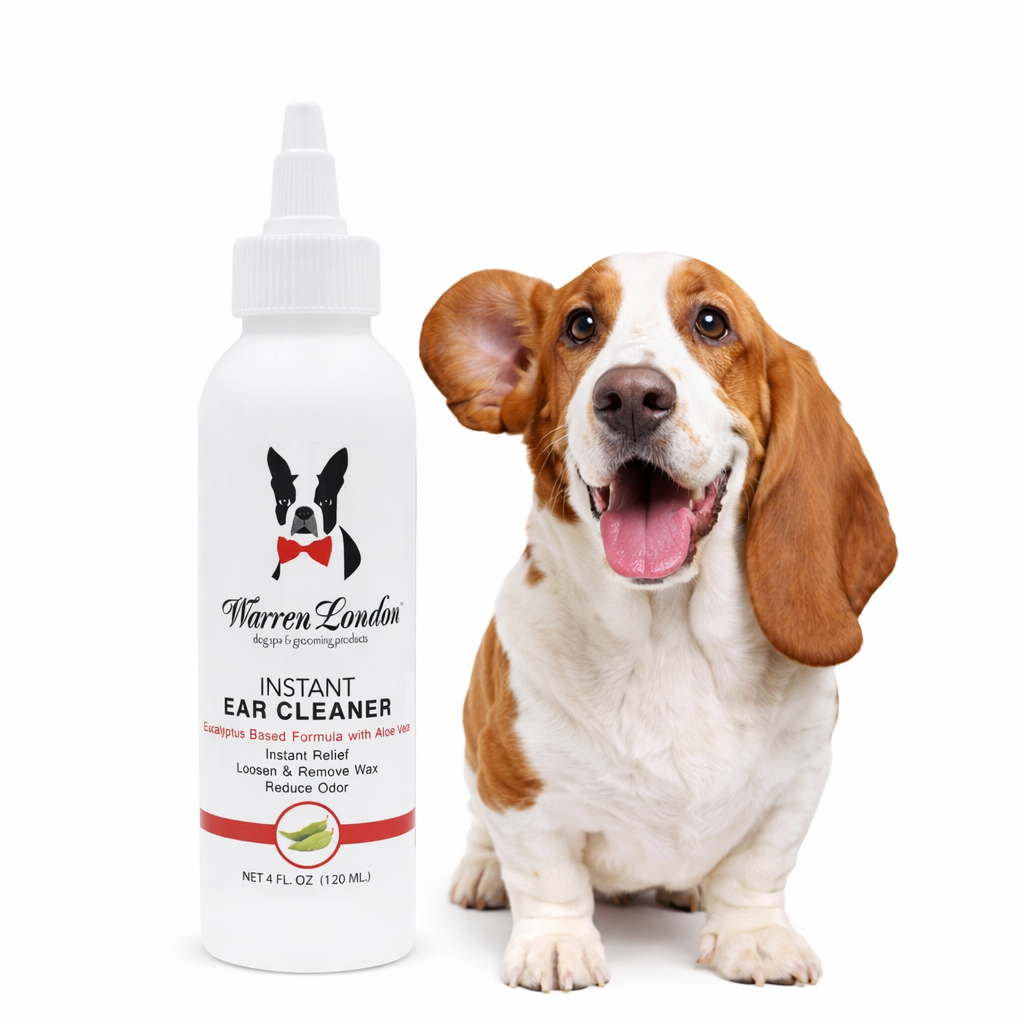 Instant Ear Cleaner For Dogs 4 oz or 12 oz - Removes Wax and Odor