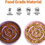 Elevated Ceramic Slow Feeder Dog Bowl 8.6in Heavy Weighted (various colors)