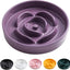 Elevated Ceramic Slow Feeder Dog Bowl 8.6in Heavy Weighted (various colors)