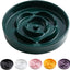 Elevated Ceramic Slow Feeder Dog Bowl 8.6in Heavy Weighted (various colors)