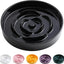 Elevated Ceramic Slow Feeder Dog Bowl 8.6in Heavy Weighted (various colors)