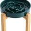 Elevated Ceramic Slow Feeder Dog Bowl 8.6in Heavy Weighted (various colors)