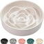 Elevated Ceramic Slow Feeder Dog Bowl 8.6in Heavy Weighted (various colors)