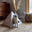 'Neutral Palm' Cardboard Cat Pyramid