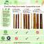 SafetyChew+ Medium Dog Starter Pack: Heavy-Duty Bully Stick Holder & All-Natural Bully Sticks for Dogs 16-39+lbs