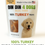 100% Turkey Dog Treats, 5 Ounce Bag, Single Ingredient, High Protein