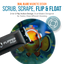 Flipper Edge 2 in 1 Floating Magnetic Aquarium Algae Cleaner (Standard)