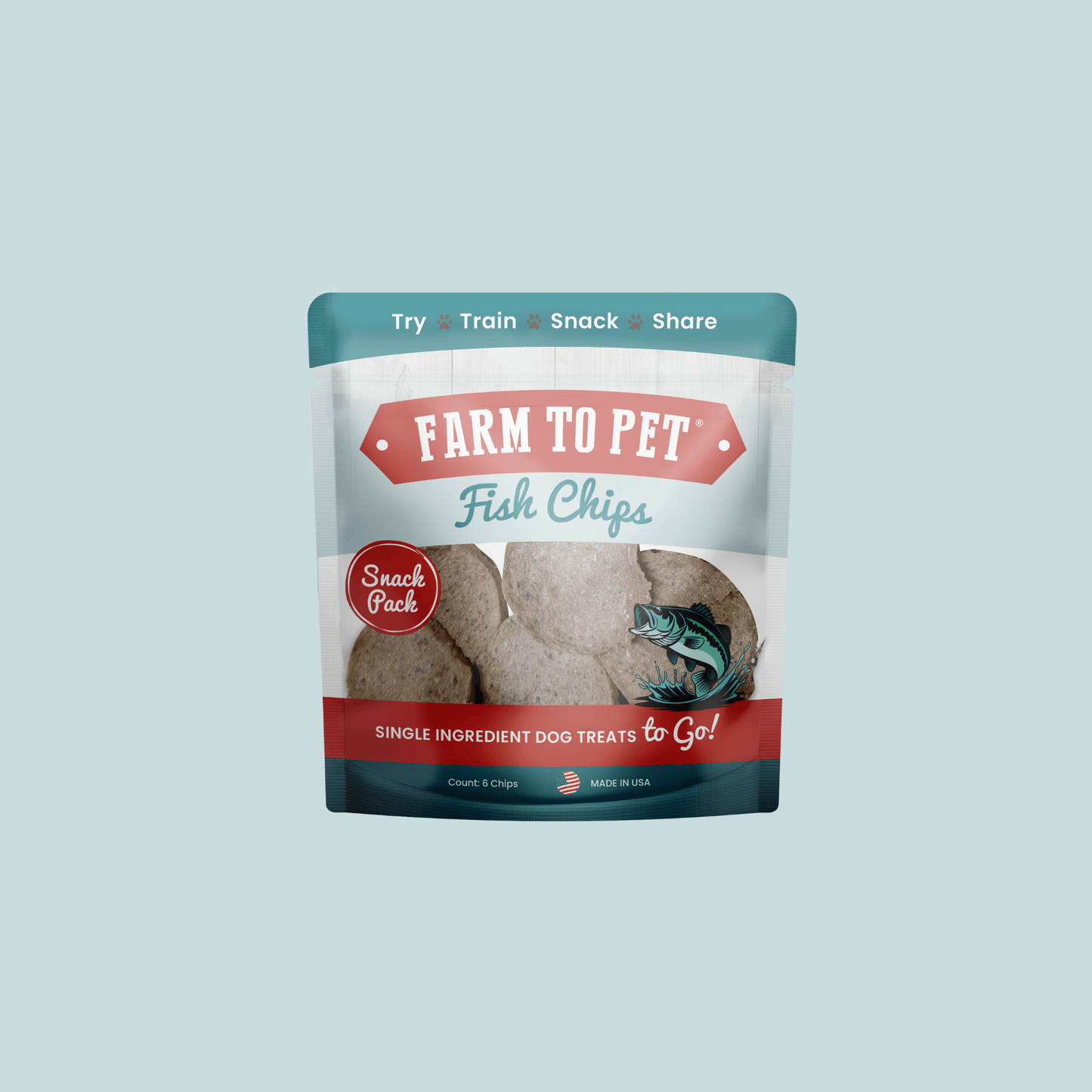 Fish Chips Snack Pack Bundles | Dog Treats for Training & Travel