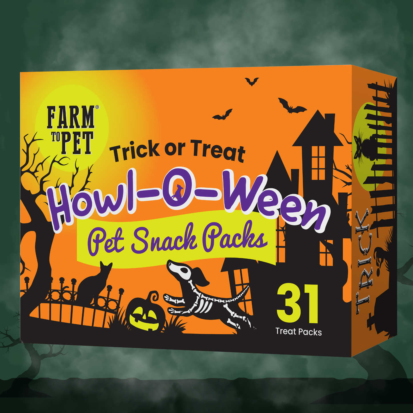 Halloween 31 Snack Pack Dog Treat Box