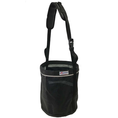 Derby Originals Heavy Duty PVC Mesh Reflective Feed Bag With Extra Comfort Noseband Padding No Spill Flap Design