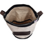 Derby Originals Ripstop 24 Oz Canvas Feed Bag with Padded Leather Crown Strap for Safety and No-Spill Flap Design