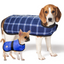 Lightweight Water Repellent Dog Coat Reversible Reflective by cuteNfuzzy
