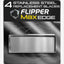 Flipper Edge MAX Stainless Steel Replacement Blades 4 Pack