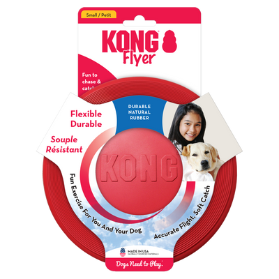 Kong Red Rubber Flyer