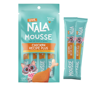 Chicken Recipe Plus Cat Treats, Pack of 4