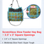 Scratchless Slow Feeder Hay Bag – 3.5" x 3" Square Openings – Moderate Slow Feed | Super Tough Bottom – 6-Month Warranty