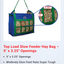 Derby Originals Top Load Slow Feeder Hay Bag – 5" x 3.25" Openings – Easy or Moderate Feed Rate | Super Tough Bottom – 6-Month Warranty