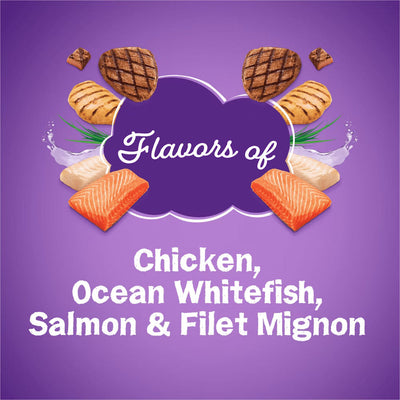 Friskies Surfin' & Turfin' Favorites With Flavors of Chicken, Ocean Whitefish, Salmon & Filet Mignon Dry Cat Food