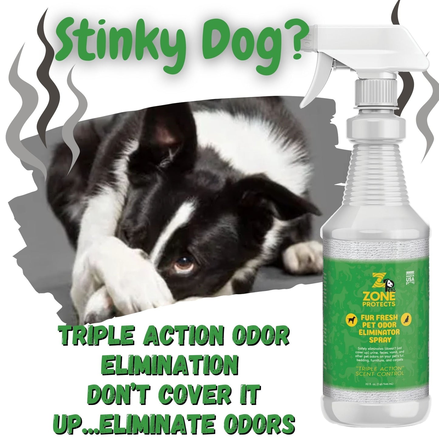 Fur-Fresh Pet Odor Eliminator Spray 32oz