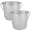 Jeffers Multi-Purpose Stainless Steel Pails with Handle