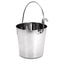 Jeffers Flat-Sided Stainless Steel Pails with Hook & Handle