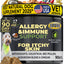 Allergy & Immune Support Chews for Dogs (Coconut & Carob Flavor)