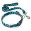 Geckos Teal Dog Collar