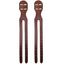 Tahoe Heavy Duty Reinforced Long Leather Western Saddle to English Saddle Girth Convertor Set of 2 with One Year Warranty