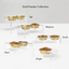 Tall Gold Double Feeder