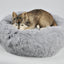 Mr. Peanut's 28" OrthoPlush® Pet Bed - Snowflake White Two Tone