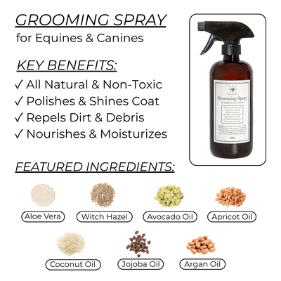 Grooming Spray - for Dogs & Horses