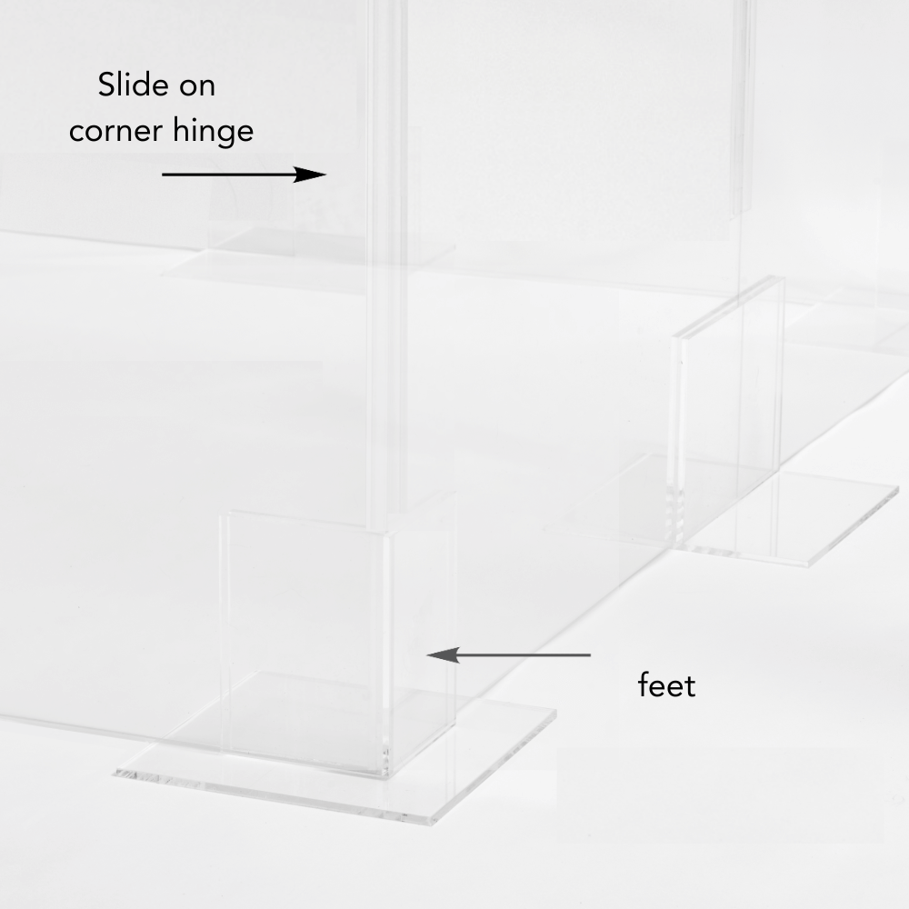 Clear Pet Playpen, 24" High with Door