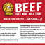 Happy Howie's Beef Meat Roll Dog Treat (12oz)
