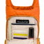 Clementine Orange Matte HydroBag® with Navy/Orange Strap