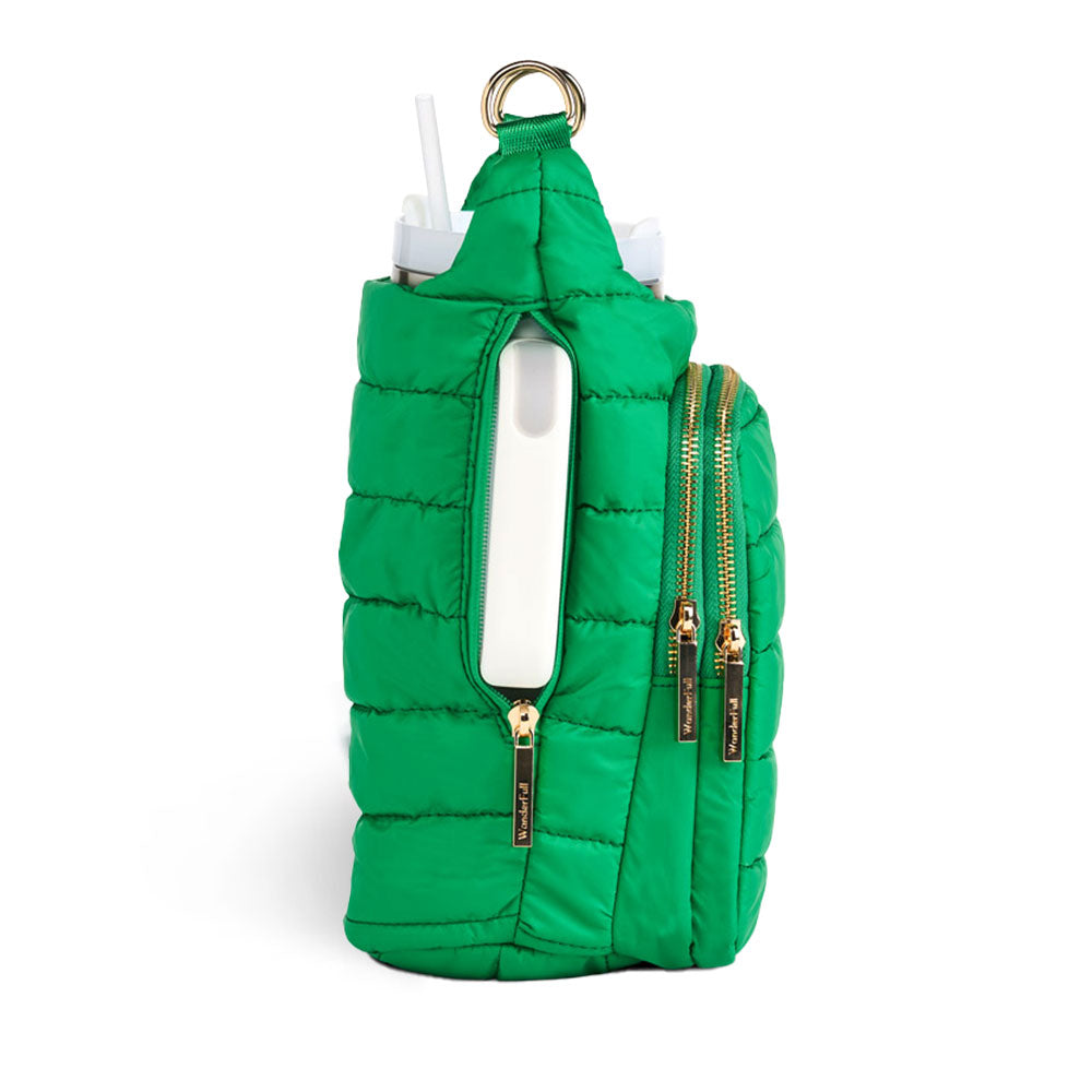HydroBag® HANDLE®- Kelly Green with Green and White patterned strap