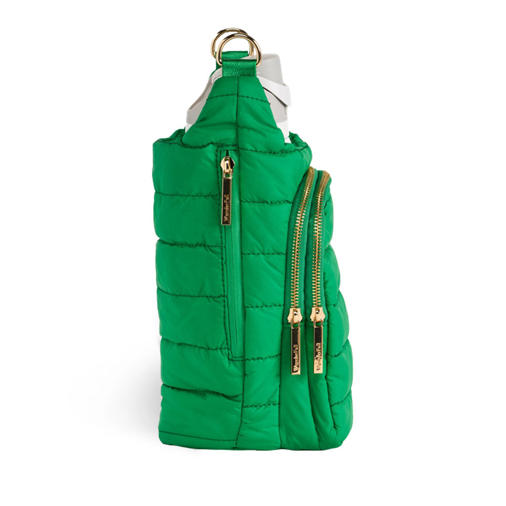 HydroBag® HANDLE®- Kelly Green with Green and White patterned strap