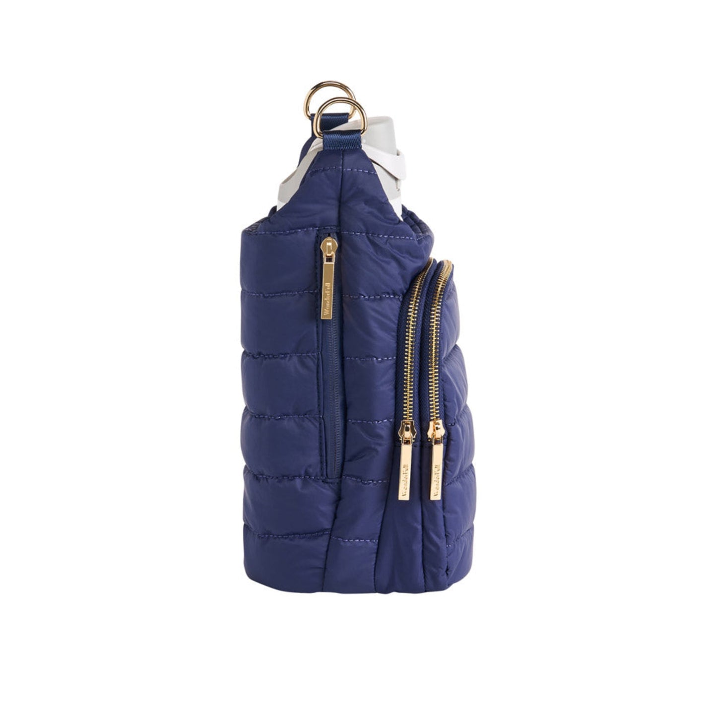 HydroBag® HANDLE®- Navy Matte with Solid Vegan Leather Strap