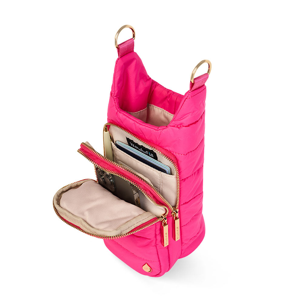 Bright Pink HydroBag® with Navy and Pink Strap