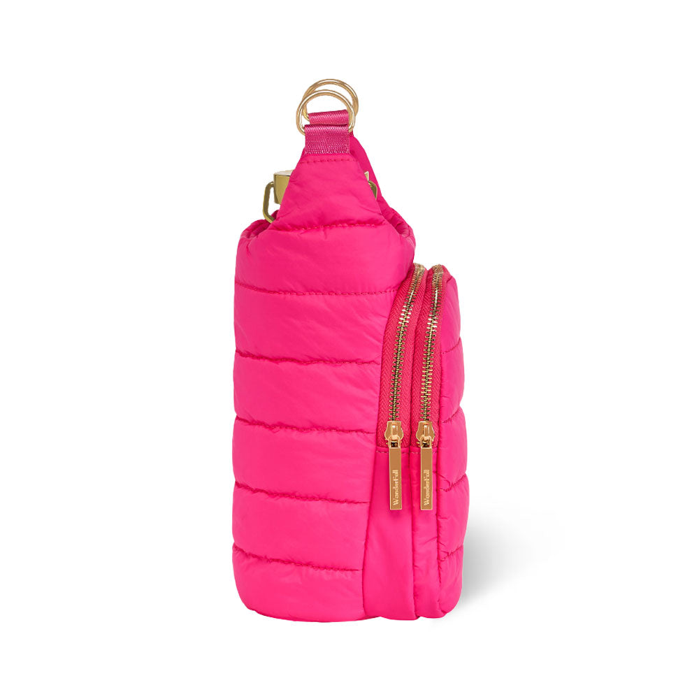 Bright Pink HydroBag® with Navy and Pink Strap