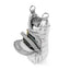 Silver Shiny HydroBag® with Solid Silver Strap