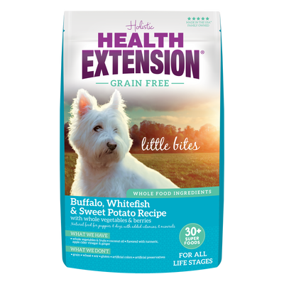 Grain Free Buffalo, Whitefish & Sweet Potato Little Bites Recipe