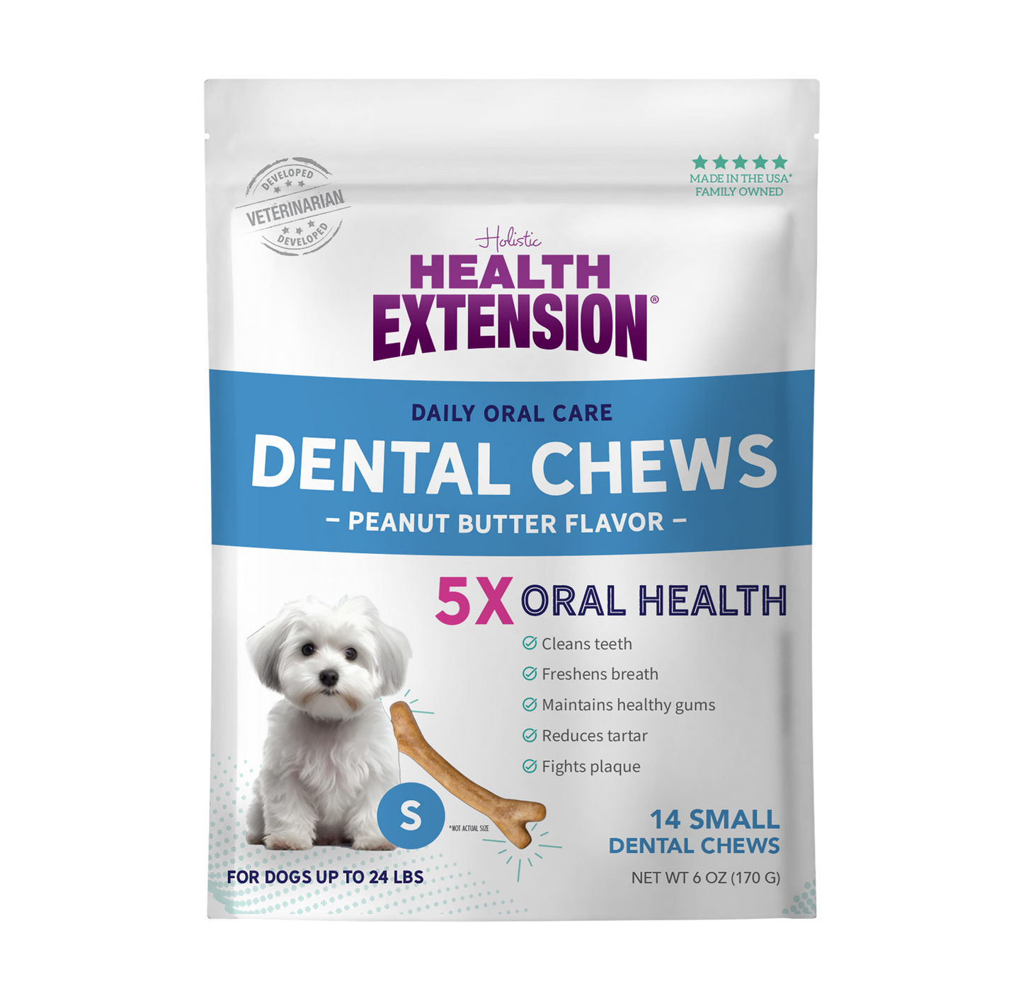 Peanut Butter Dental Bones