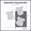 HuggleKats® Polka Dot Mice Bucket of Cat Toys, 16 Pack