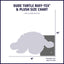 Huggle-Fusion® Dude Turtle Plush & Latex Dog Toy